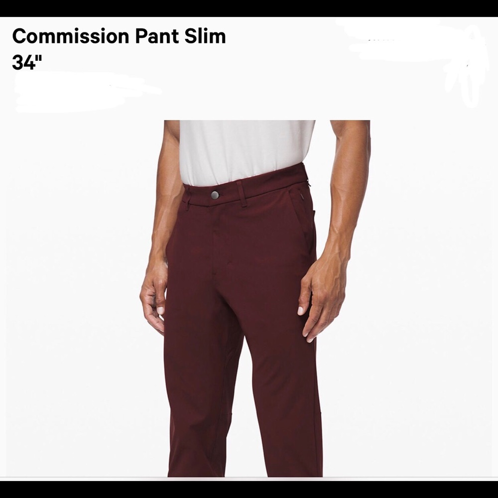 Lululemon maroon pants